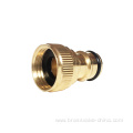 Brass garden hose tap adapter